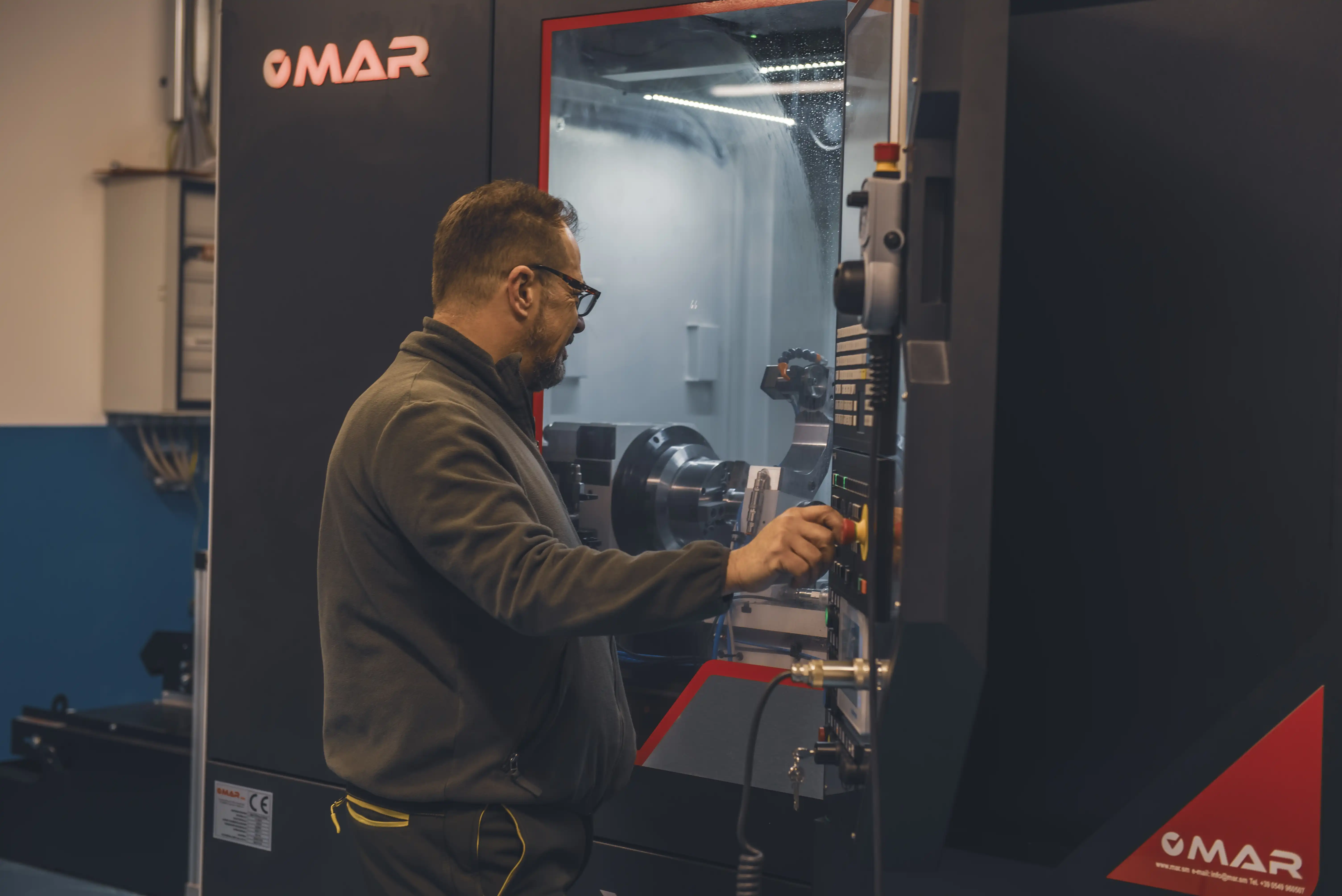 Componenti meccanici di precisione lavorati