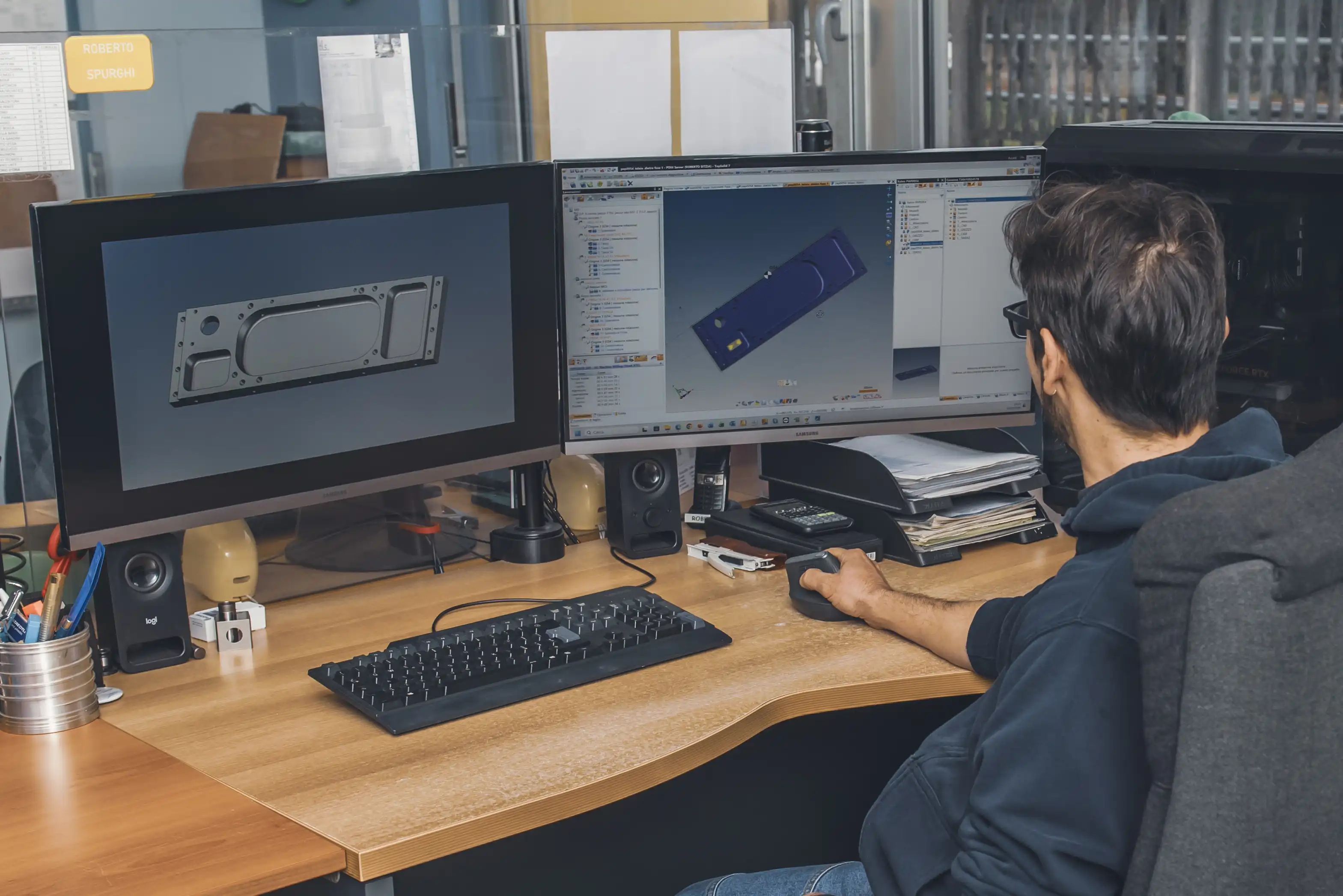 Area assemblaggio componenti meccanici