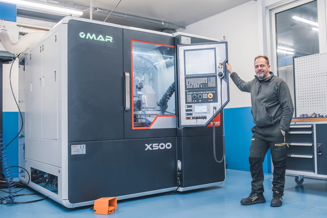 in OMV, c'è una nuova rettificatrice in tondo